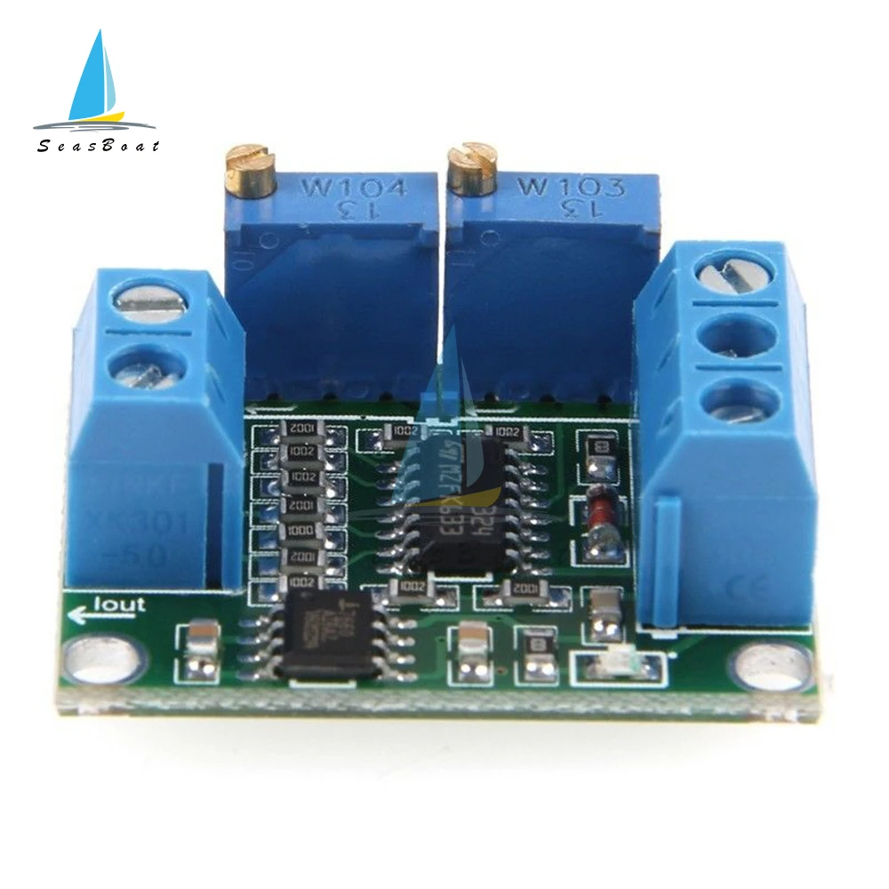 Current To Voltage Module 4-20mA to 0-2.5V/0-3.3V/0-5V/0-10V/0-15V/0-24V Voltage Transmitter Signal Converter Module