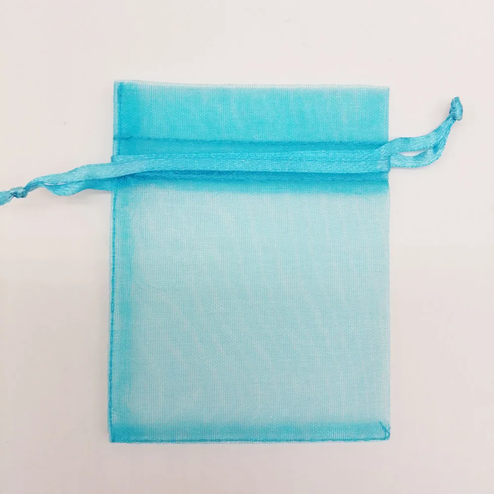 100pcs/lot 5x7/7x9/10x15cm Organza Jewelry Bags Pouch Organza Drawstring Bag Jewelry Packaging For Jewelry Pouches Jewellery Bag