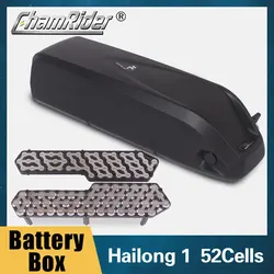 Electric bike E-bike battery box case HaiLong SSE-046 Down Tube downtube Nickle strips 10S 5P 13S 4P 18650 cell holder