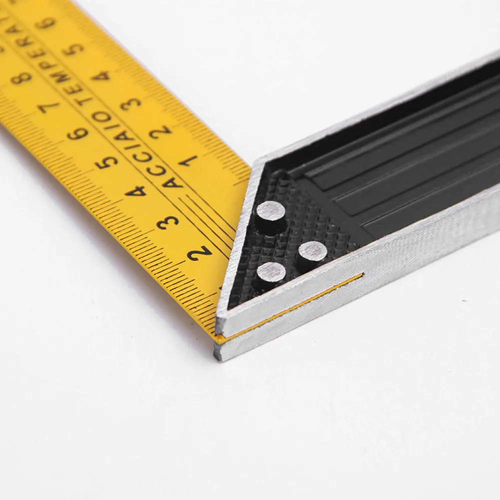 Stainless Steel L-Square Angle Ruler 90 Degree Angles 250mm/350mm Ruler Square Ruler For Woodworking Carpenter Measuring Tool