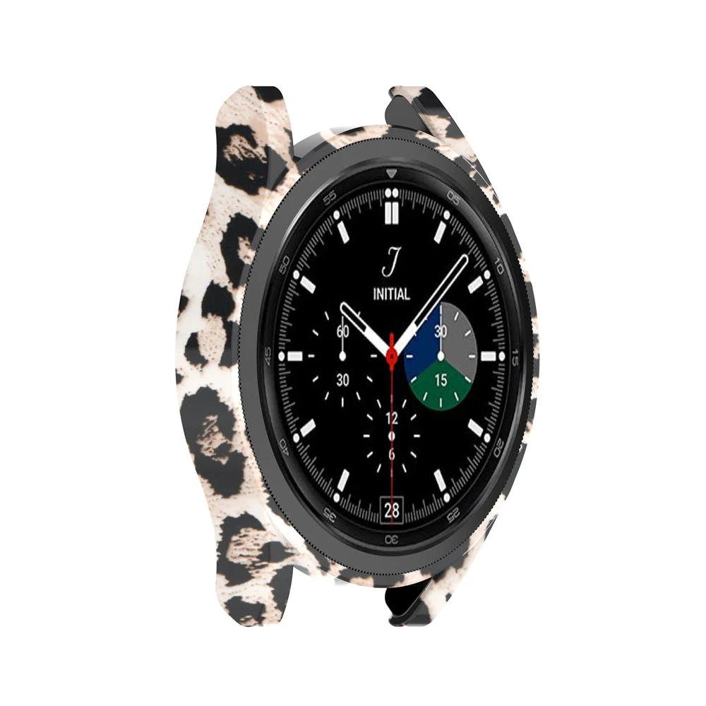 For Samsung galaxy watch 4 40mm 44mm / 4 Classic 42mm 46mm PC Case Cover Printing Shockproof Protective Case Hard Shell