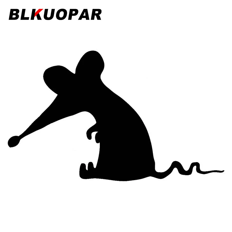

BLKUOPAR Rat Cartoon Car Sticker Funny Occlusion Scratch Decal Waterproof Rearview Mirror Windows Motorcycle Car Accessories