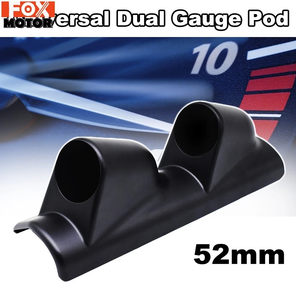 A Pillar Pod LHD 52mm Dual Hole Gauge Pod Holder Panel Cup For Nissan 180SX 200SX 240SX S13 S14 Skyline GT-R Sentra 370Z Boost