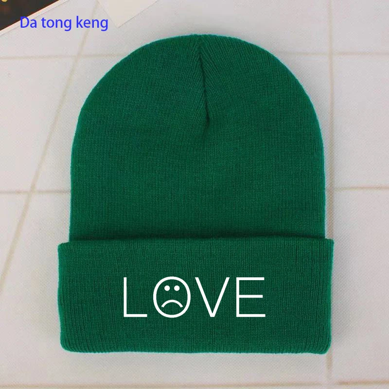 Lil Peep Beanie Love lil.peep Winter Warm Hat Beanie Print Cap Unisex hat