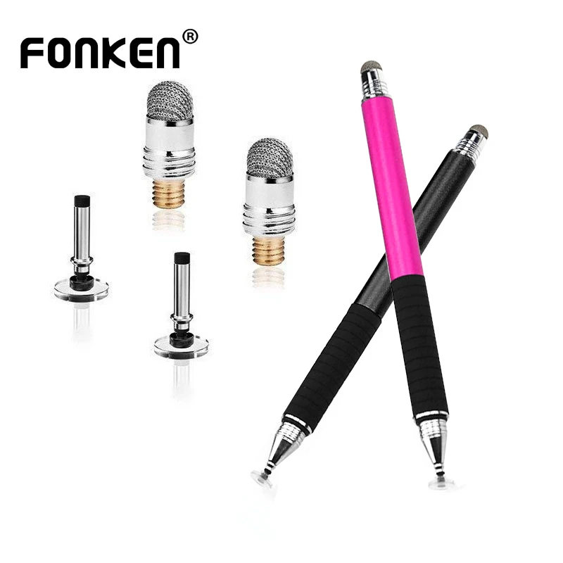 Fonken-터치 펜 팁 스타일러스 펜, 전도성 터치 빨판 섬유 팁, 태블릿 펜 액세서리, 정전식 스크린 펜, 쓰기 팁 