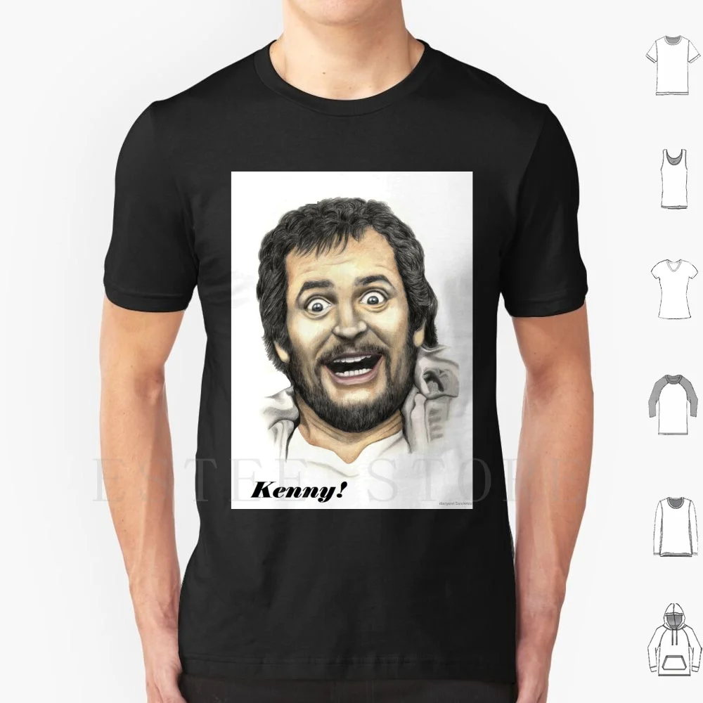 Kenny Everett T Shirt DIY Big Size 100% Cotton Kenny Everett Dj Disc Jockey Comedian Radio Best Possible Taste Cole Portrait
