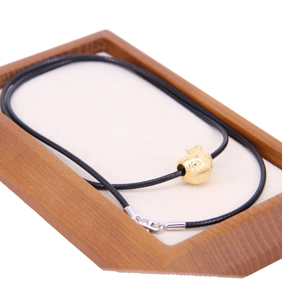 TS فو الجلود مع التفاح عقد من اللؤلؤ ، 2021 العلامة التجارية الجديدة Ts ستراند مجوهرات الأزياء توماس نمط بيجو هدية للرجال والنساء