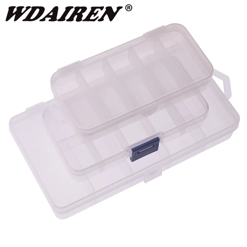 

5/10/12 Compartments Fishing Tackle Box Storage Case Fly Fishing Lure Spoon Hook Bait Tackle Case Box Fishing Accessories Tools