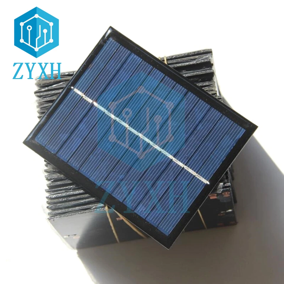 Przenośny 1.5W 6V Panel słoneczny monokrystaliczny telefon zewnętrzny Power Bank baterii ładowarka solarna