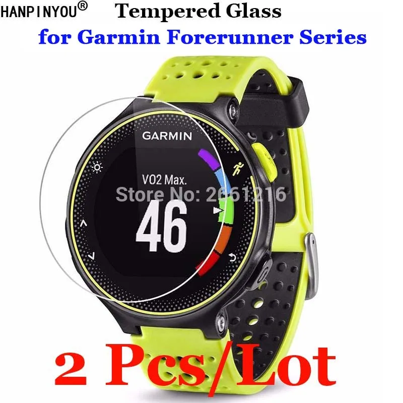 2Pcs for Garmin Forerunner 745 235 230 630 245 645 Music 735XT 935 945 45 45S Tempered Glass Premium Screen Protector Watch Film