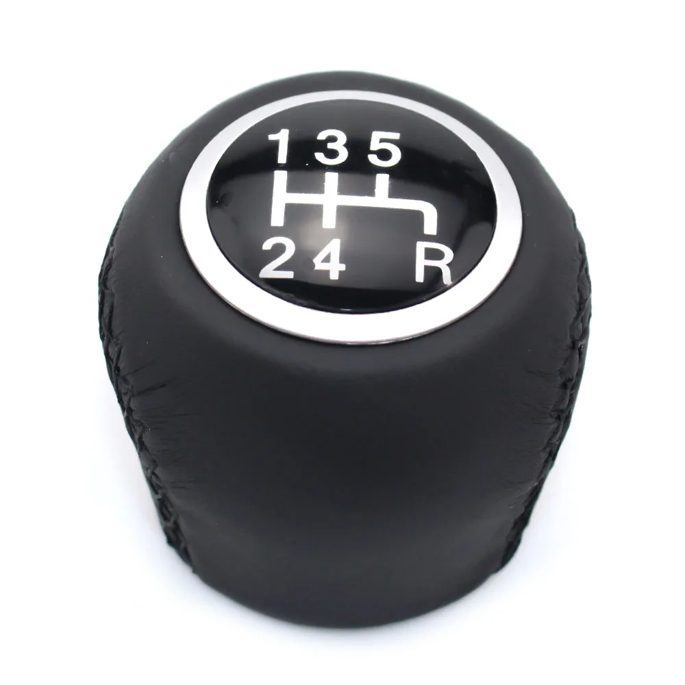 5 velocità 6 velocità pomello del cambio per auto Coveredr vera pelle per Fiat Grande PUNTO EVO FIAT PUNTO 2012 accessori per lo Styling dell\'auto