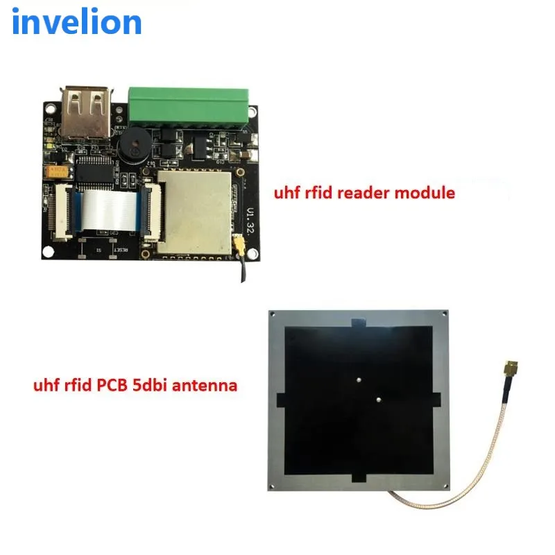 rfid-uhf-5dbi円形偏波リーダーモジュール120x120mm-865-868mhzまたは902-928mhz-pr9200-uhf-rfid1-3m