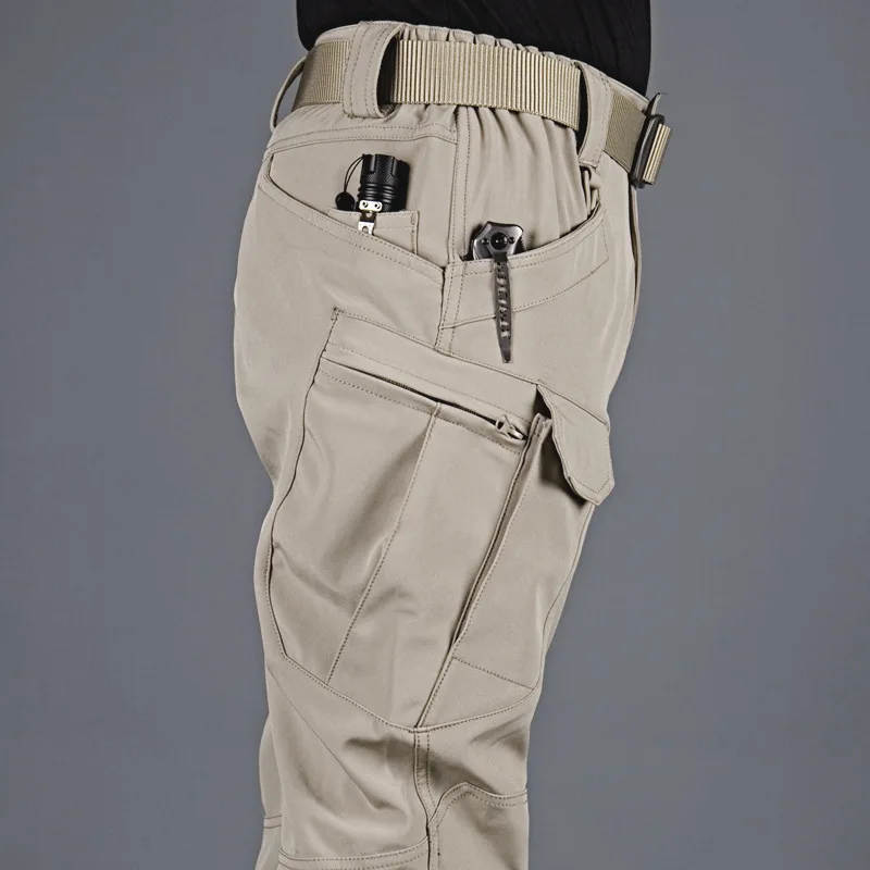 Pantalon Cargo léger pour homme, surdimensionné, avec poches respirantes, décontracté, de randonnée, nouvelle mode printemps-automne 2021