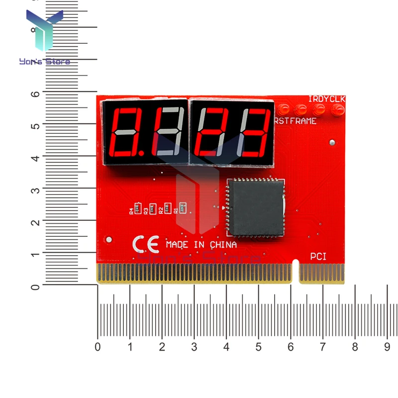 4 Digitale Pci Card Pc Analyzer Diagnostic Moederbord Post Test Rode Led Moederbord Tester