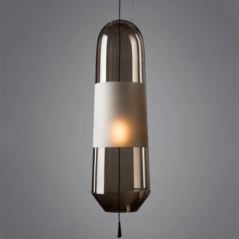 

Nordic industrial pendant light Glass art pendant lights for Dining Room Led Light Fixtures Loft Home Decor hanging dining light