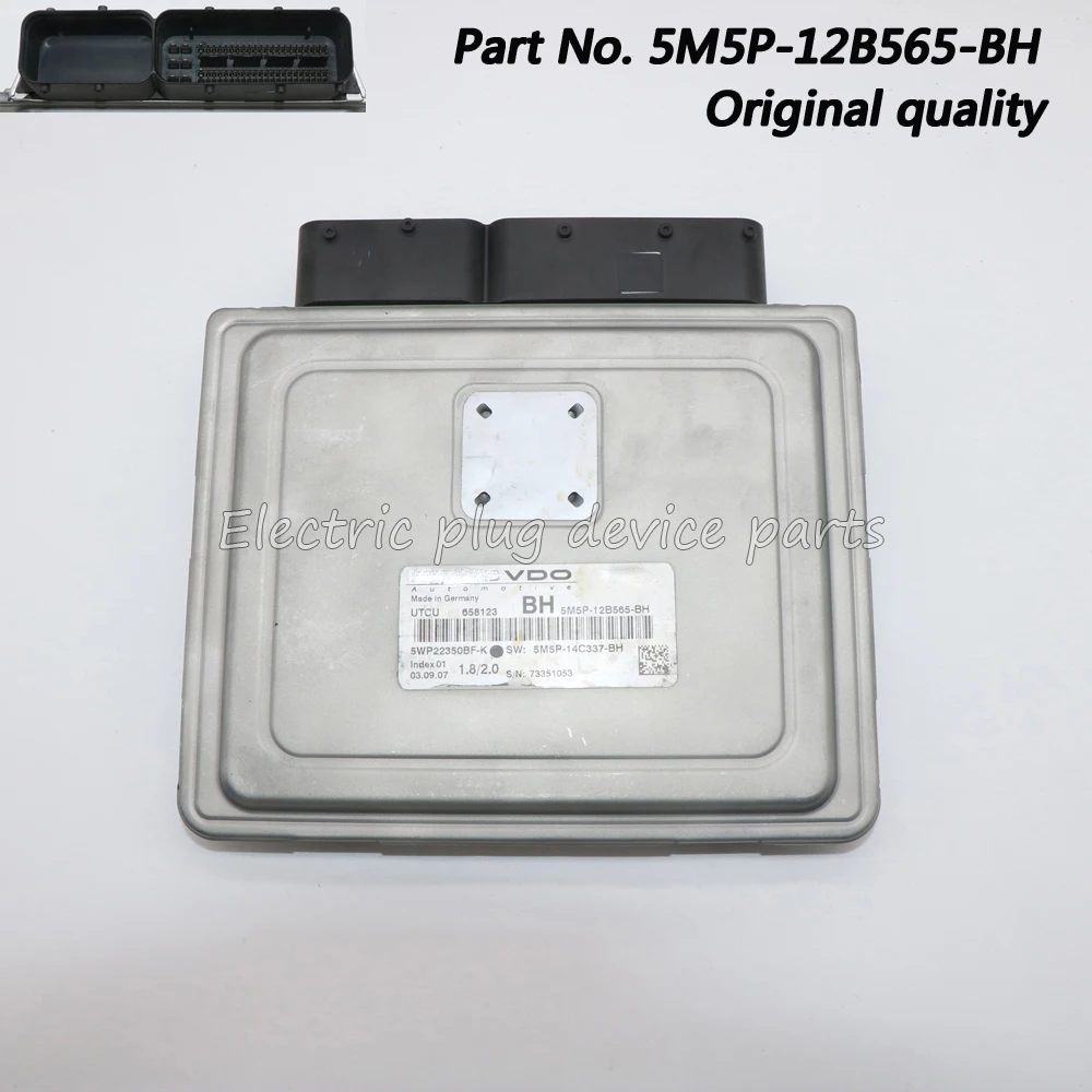

5M5P-12B565-BH Компьютерный контроллер двигателя ECU ECM для Ford Focus MK2 C-MAX 2,0 16 В 5WP22350BF 5M5P12B565BH