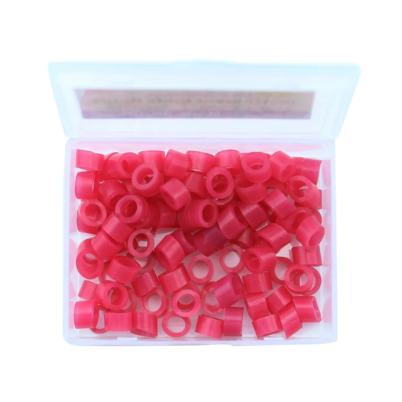 100Pcs/box Dental Instrument Code Ring Identification Coloring Circle Disinfection Oral Care Dentist Plastic Tools Accessories