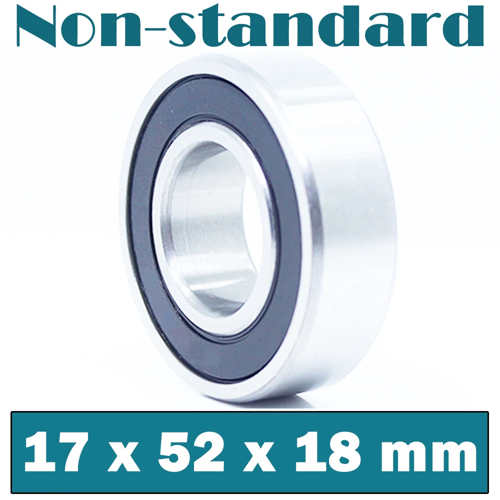 B17-116D Non-standard Ball Bearings 17*52*18 mm ( 2 PCS ) Bearing