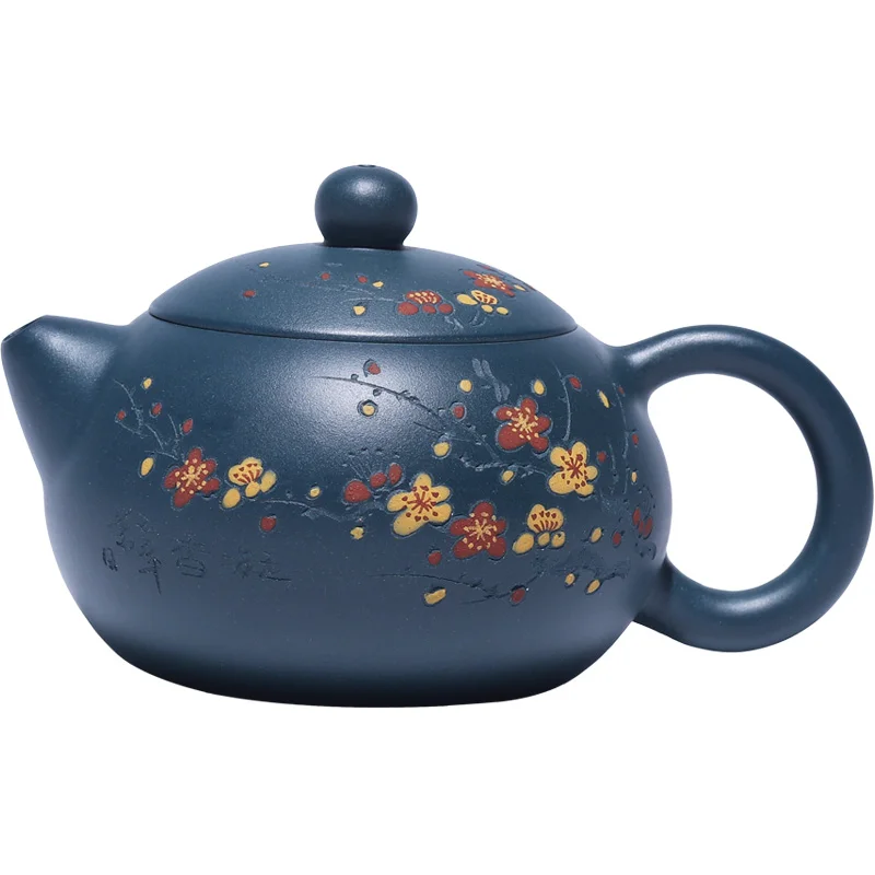 ★ore Republic of China green mud Yixing handmade purple clay teapot Xishi teapot single teapot handmade household teapot