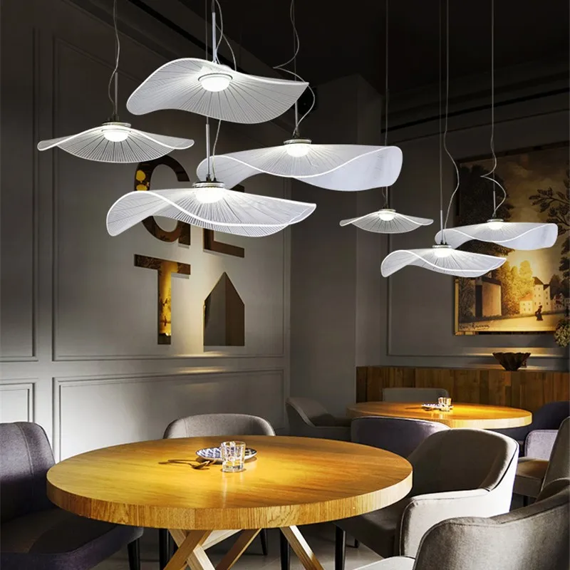 

Simple Modern Transparent Colorful Acrylic Pendant Light Nordic Restaurant Kitchen Hanging Lamps Living Room Home Decor Hanglamp