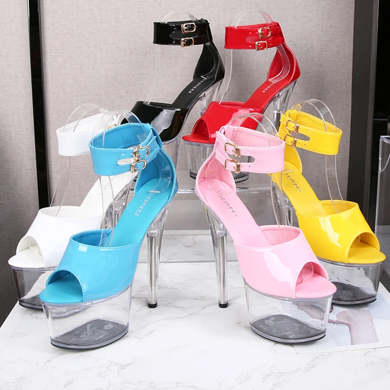 Voesnees Brand Summer Sandals Women Shoes Gladiator Pole Dance Heels High-heeled Sandals Thin Heels Back Strap Stripper Shoes