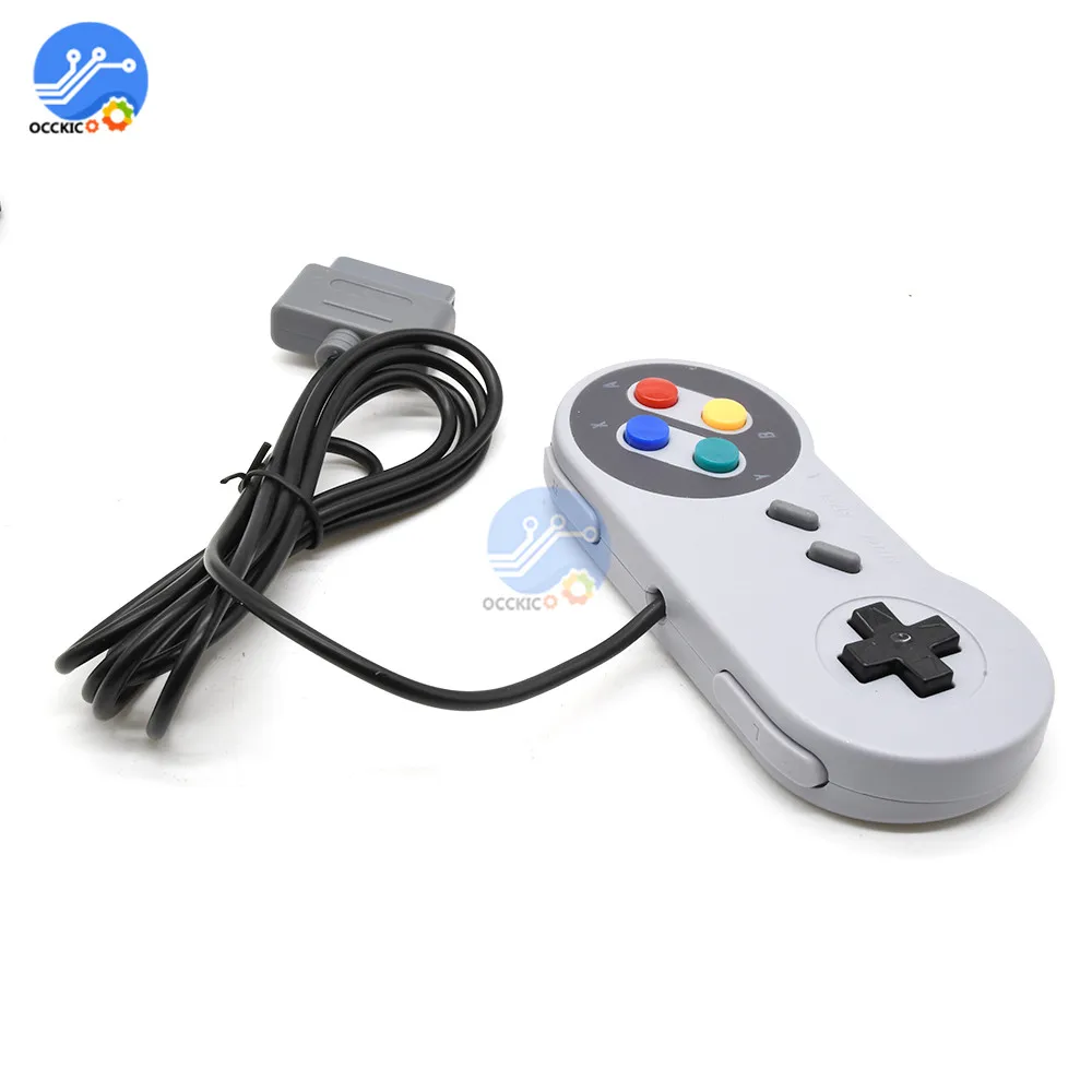 Bộ Điều Khiển Trò Chơi Chơi Game 16 Bit ABS Joystick Điều Khiển Miếng Lót Cho SNES Hệ Thống Tay Cầm Chơi Game
