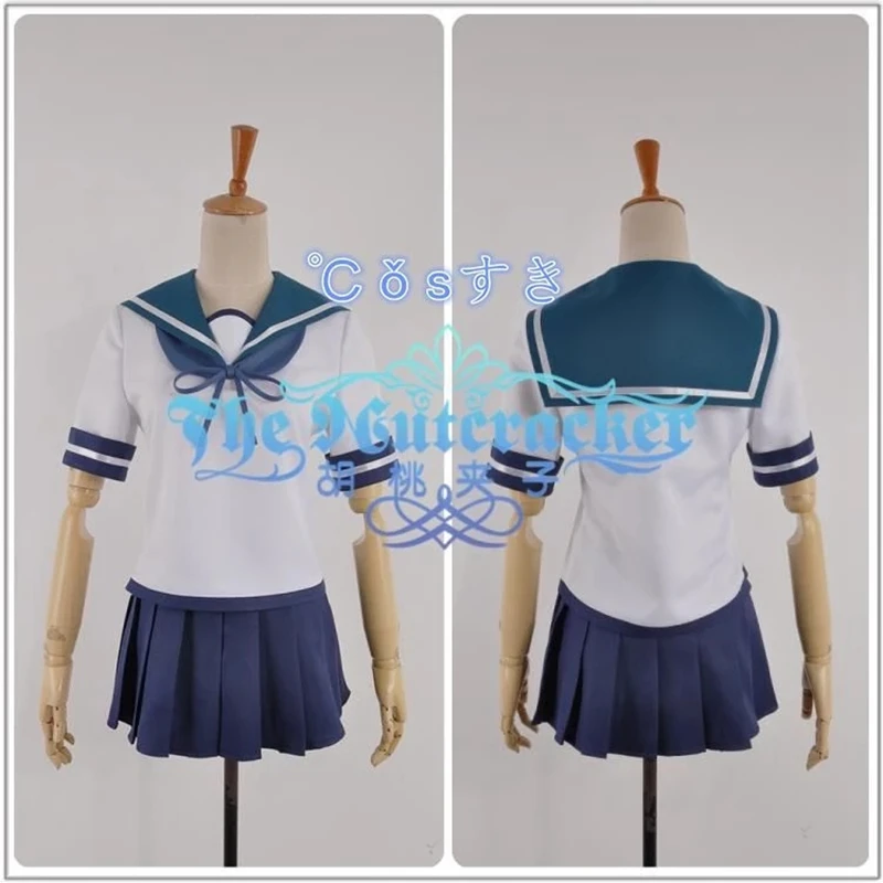 Kantai Collection Fubuki Daily Uniform Cosplay Costume ,Perfect Custom For you!