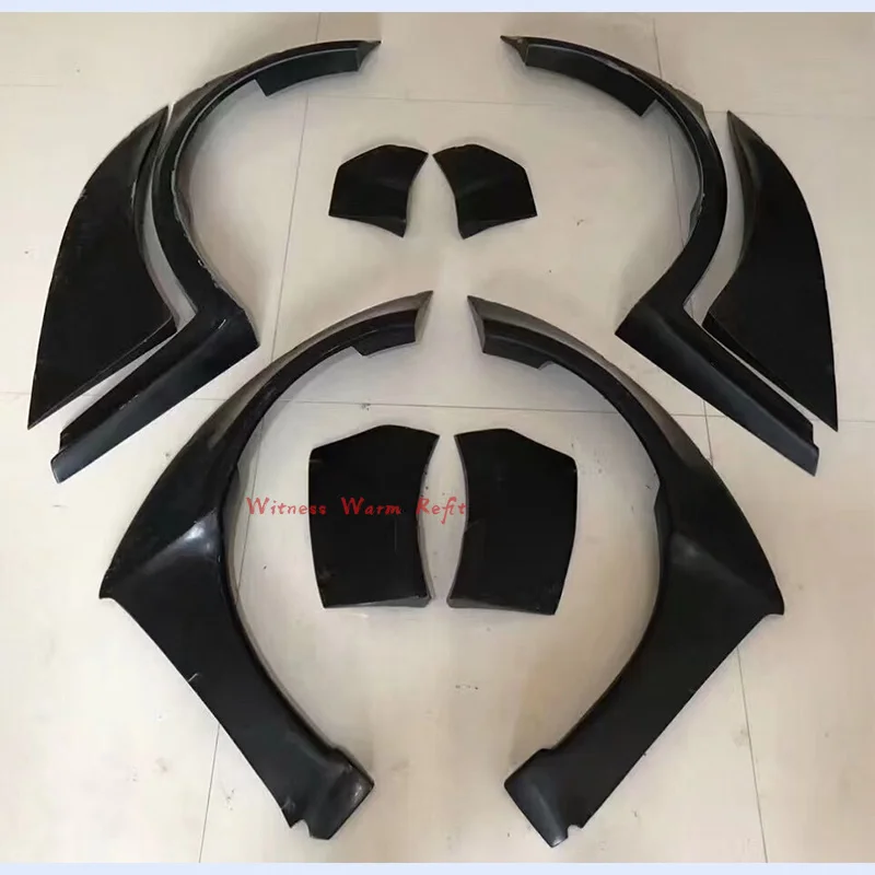 Wide Body Kit Frp Unpainted Car Wheel Eyebrows Fender Flares for Benz W176 A180 A200 A260 A45 2013 Up