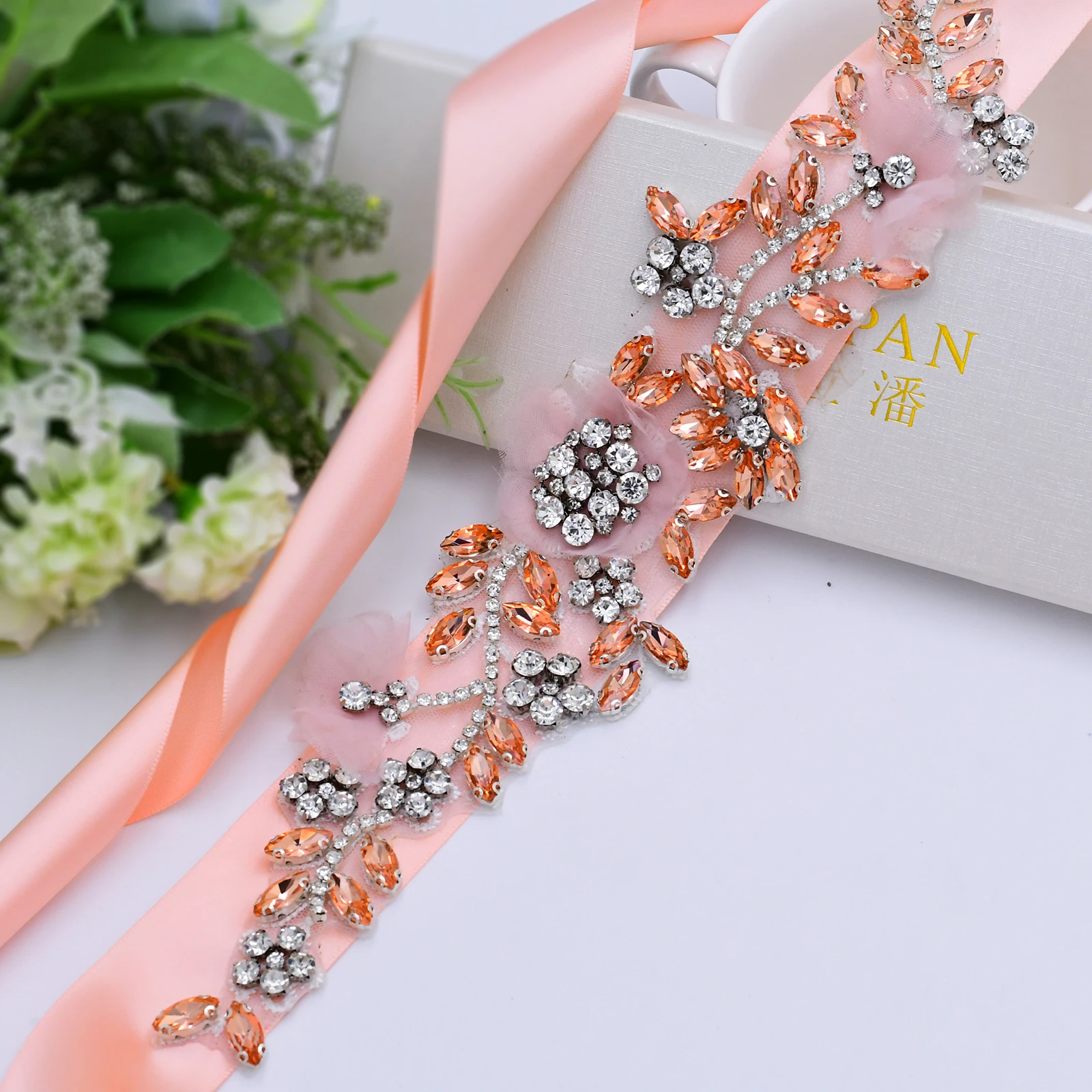 

Pink Belt Diamond Belt Rhinestone Belt Bridal Flower Belt Wedding Dress Belt Bridal Sash for Dress Accessories Pink Jewelry Belt