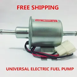Universal diesel petrol 12v electric fuel pump HEP-02A low pressure fuel pump For Carburetor,Motorcycle,ATV