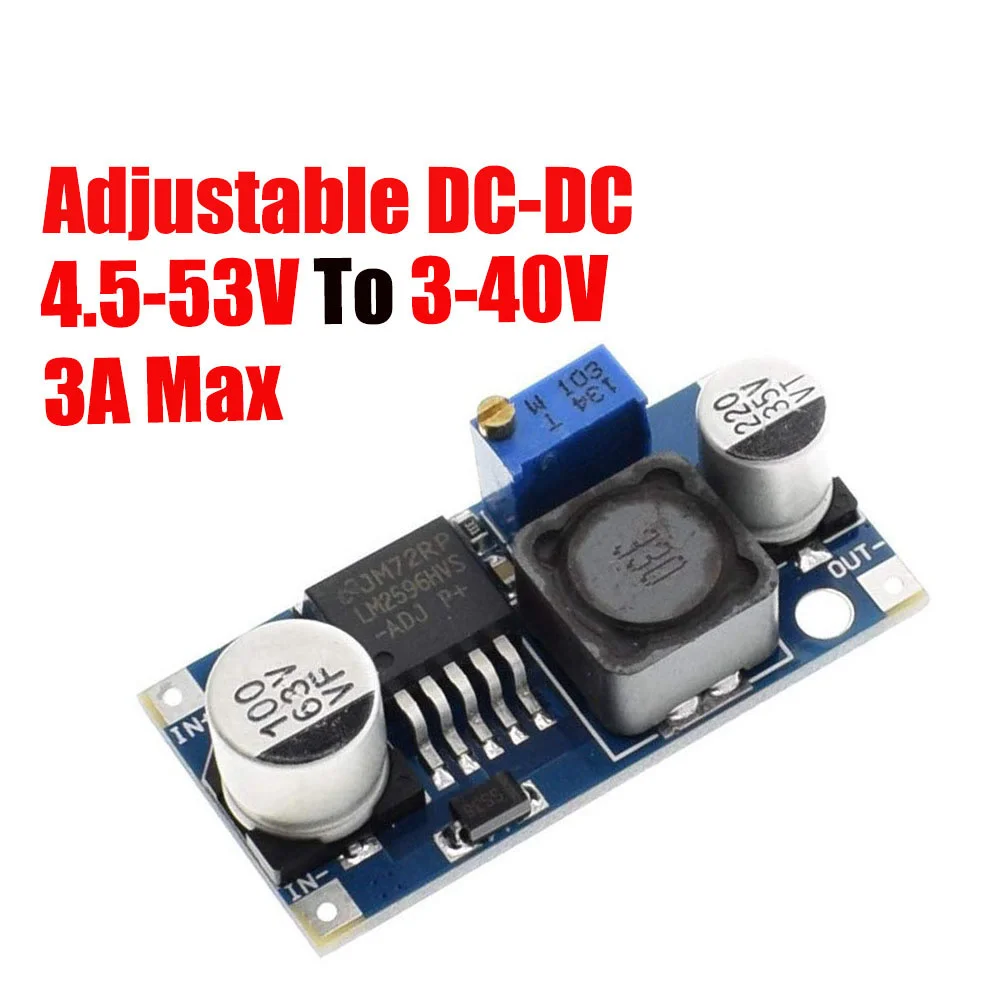 LM2596HVS LM2596 HV LM2596HV DC-DC قابل للتعديل تنحى محول فرق الجهد وحدة الطاقة 4.5-50 فولت إلى 3-35 فولت Urrent الحد