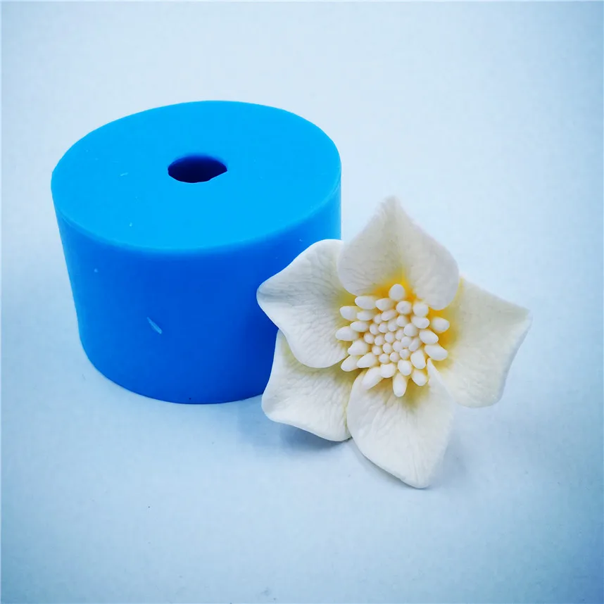 Epoxy UV Resin Flower Molds Rose Mold Fondant Chocolate Silicone Mold Candy Moulds Cake Decoration Mold Soap Candle Mould