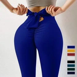 Pantalons de Yoga pour femmes, Leggings en Nylon, taille haute, longs, collants Push-UP, vêtements de gymnastique pour femmes