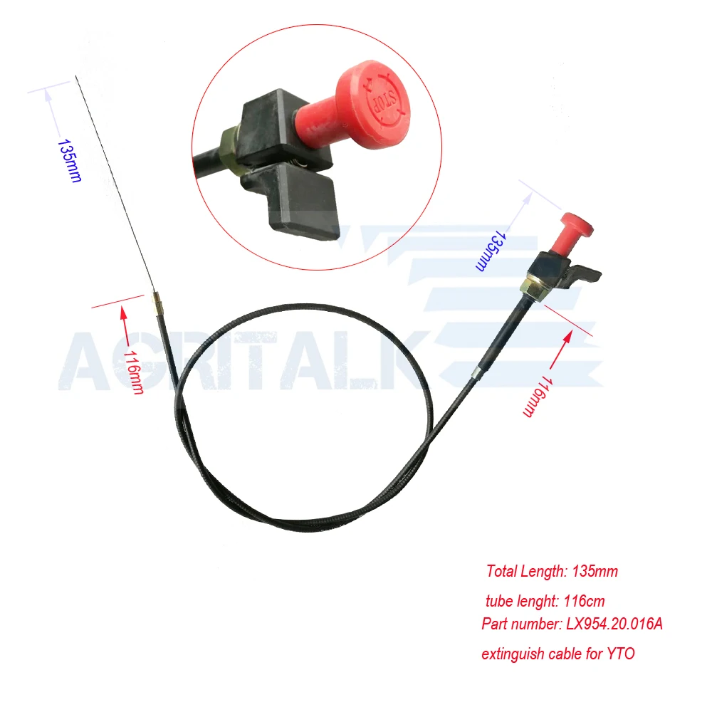 

LX954.20.016A / MG600.20.016 , distinguish cable / oil suction hose SZ1204.58F.110A