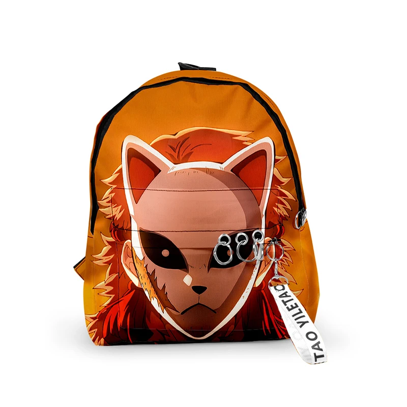 Anime Demon Slayer 3d Print Cosplay Backpacks Men Women School Bags Multi Pocket Travel Bag Girls Boys Teenage Shoulder Backpack