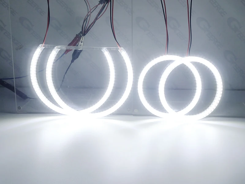 For BMW 1 Series E81 E82 E87 E88 2004 - 2012 Ultra Bright SMD LED Angel Eyes Kit Halo Rings