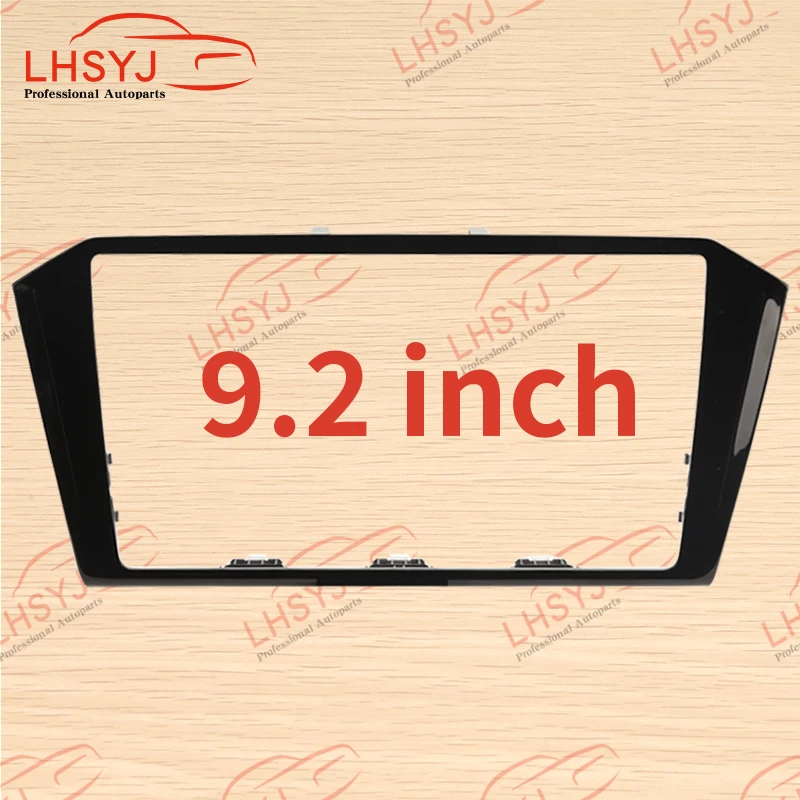 Passat B8 MIB 3 Radio Frame 8 inch 9.2 inch CD Panel OEM ABS Headunit Piano Black Screen Bezel for VW Passat B8 after 2018 Years