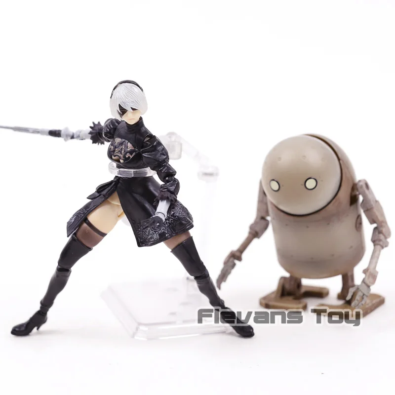 NieR Automata YoRHa No.2 Type B 2B & Machine Lifeform / kaine PVC Action Figure Collection Model Toy