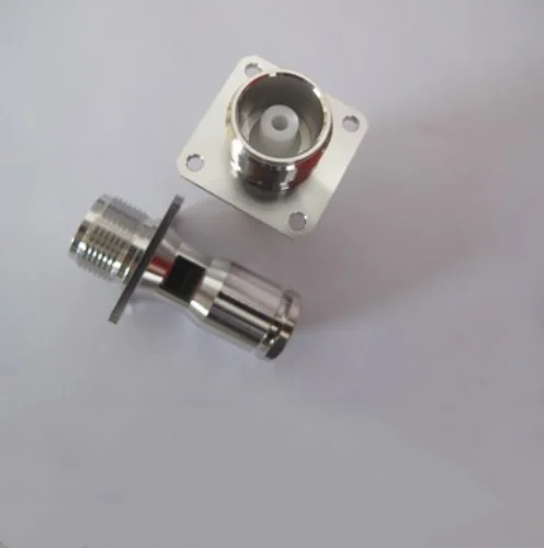 HN high voltage connector 4-hole flange panel mounting with RG393 RG214 50-7-2 high temperature wire