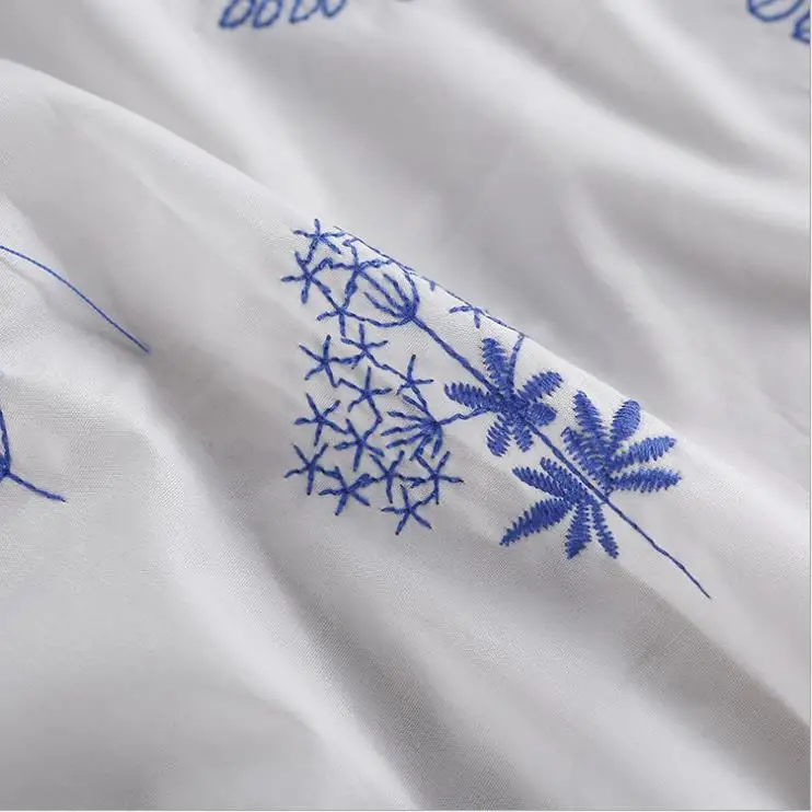 Flat embroidered cloth, plant embroidery, hand-made fashion housewares, dress decoration fabrics