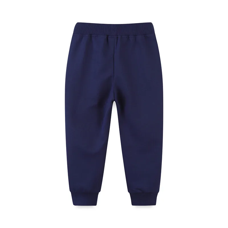 Jumping Meters New Arrival Autumn Winter Boys Sweatpants Embroidery Excavators Fashion Children's Trousers Pants  Toddler Wear