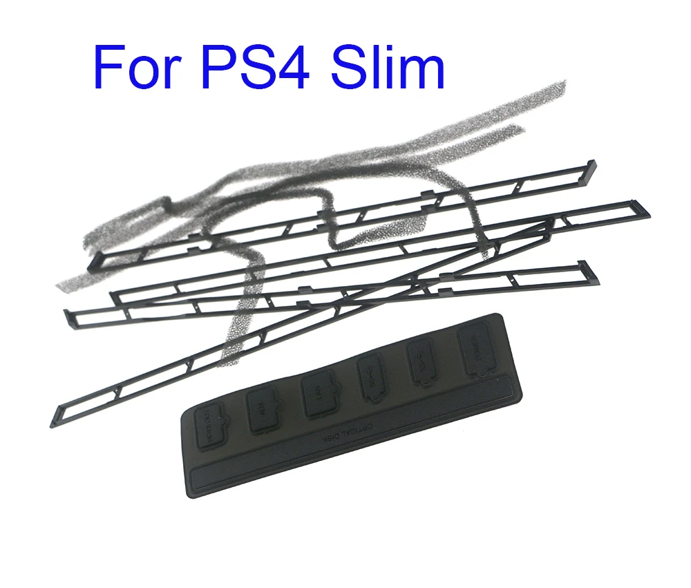 Capa anti-poeira para ps4 slim, esponja de proteção para console de jogos pro, filtro de malha, plug, kit à prova de poeira