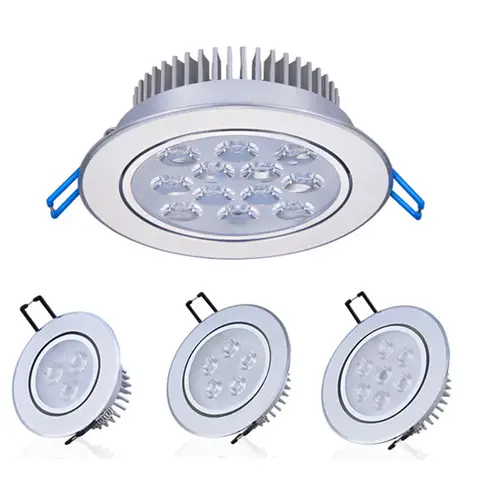 LED 통 디밍이 가능한 3W 5W 7W 9W 12W 자리 Recessed Celling 램프 빛 220V 110V 홈 조명 부엌 거실 욕실