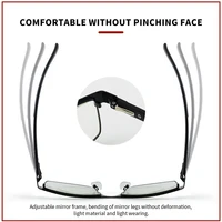 Lunettes de lecture en acier inoxydable de haute qualité pour hommes et femmes, lunettes de presbytie tendance, lunettes d'affaires pour l'hypermétropie, anti-lumière bleue 6