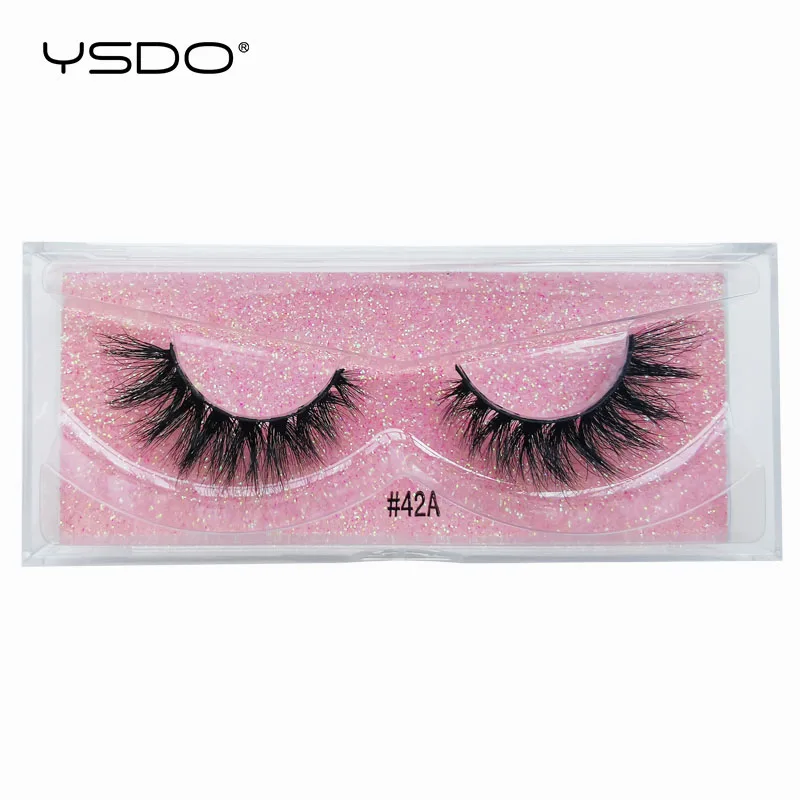 YSDO 1 Paar Kreuzförmige Nerz-Wimpern Weiche Echte 3D-Wimpern Maquiagem Künstliche Wimpern Dramatische Voluminöse Wimpern Make-up Cilios Faux Cils – Detail 23