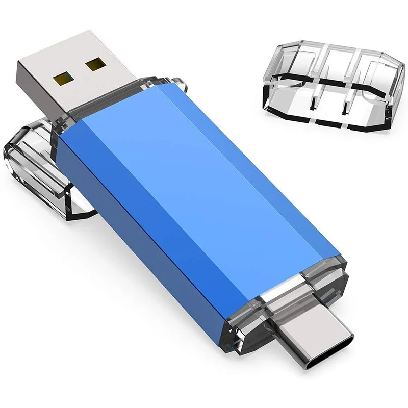 OTG محرك فلاش USB 256GB 128GB نوع C القلم محرك 64GB 32GB 16GB التخزين الخارجي بندريف USB 3.0 ذاكرة عصا أندرويد/الكمبيوتر