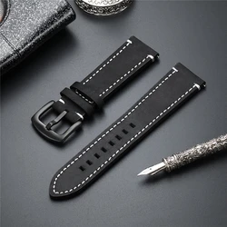 High Quality Quick Release Watchbands Crazy Horse Luxury Watch Straps 18mm 20mm 22mm 24 mm Double Sided Leather Wrist Band