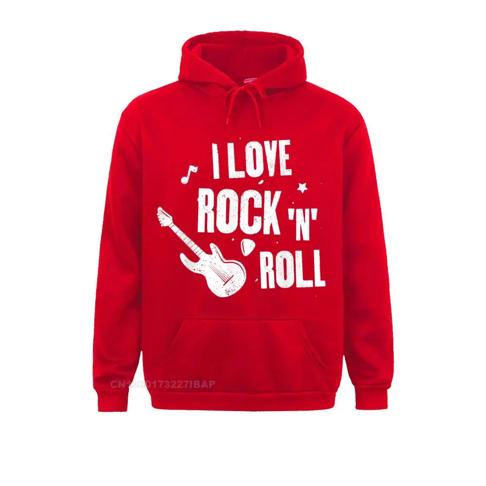 I Love Rock And Roll Hoodie Male Fitted Funny Hoodies Summer/Autumn Sweatshirts Summer Long Sleeve Sportswears Camisas