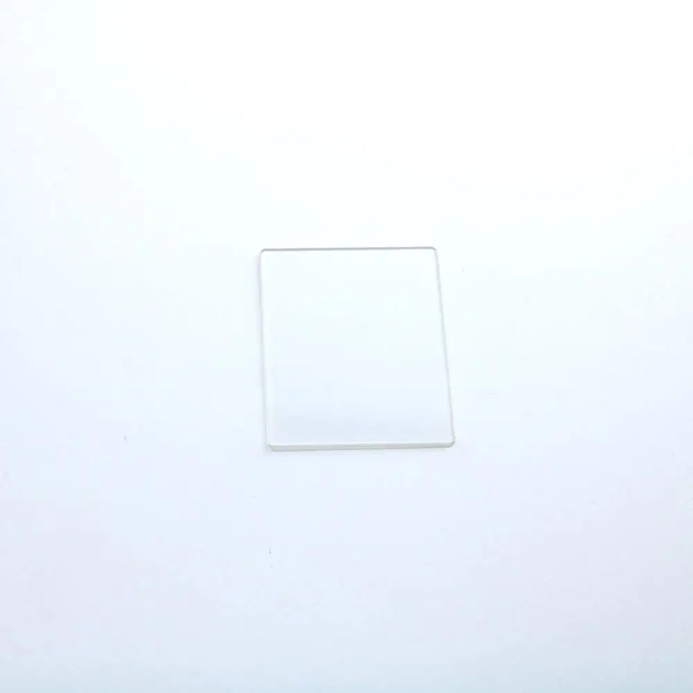 

clear high transparent square 100x100x2mm B270 optical protection window glass