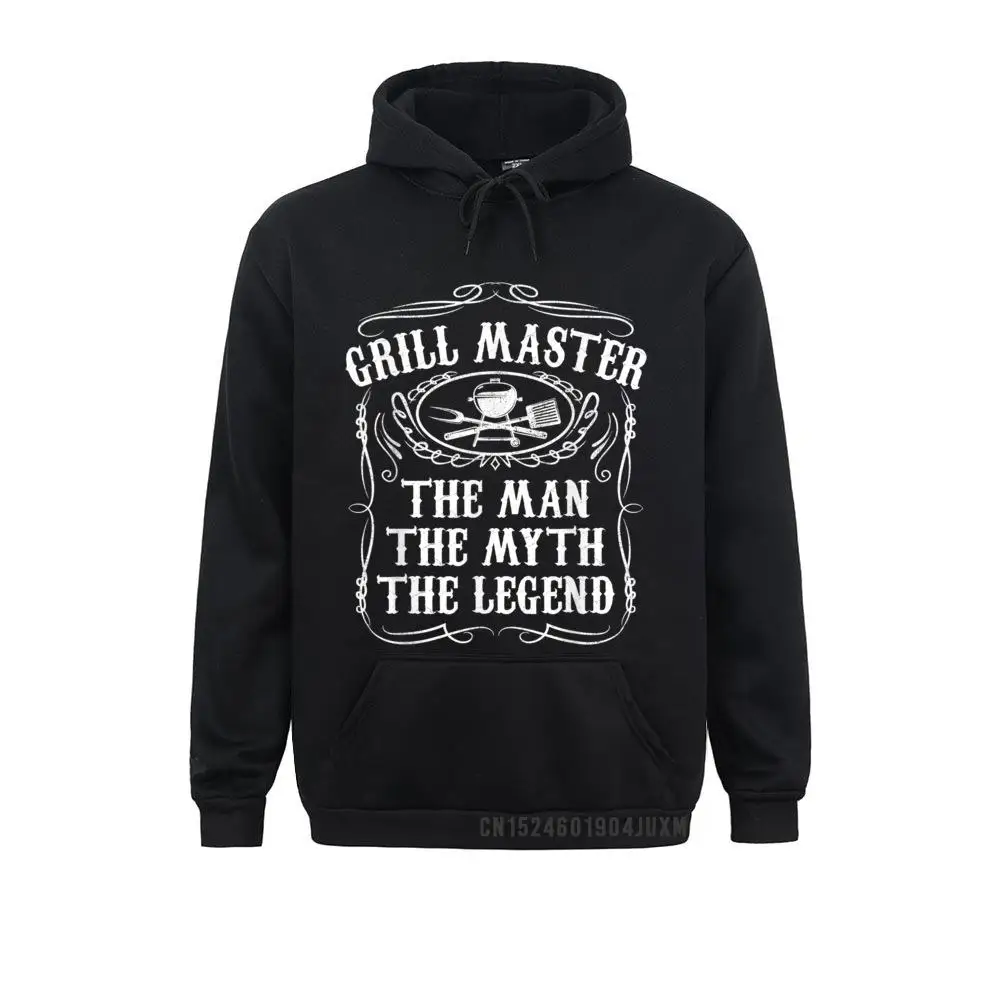 Grill Master The Man The Myth Legend Funny BBQ Smoker Gift Hoodies Brand New Men Sweatshirts Simple Style Clothes